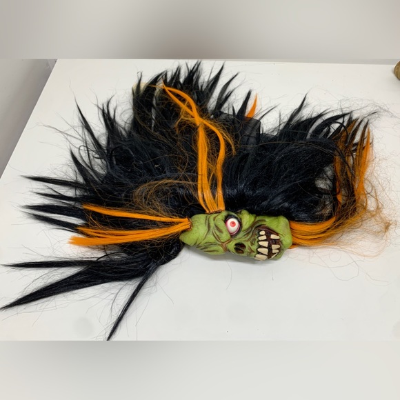 Y2K Vintage Adult One Size Rubber Shrunken Head Mask - Picture 16 of 16